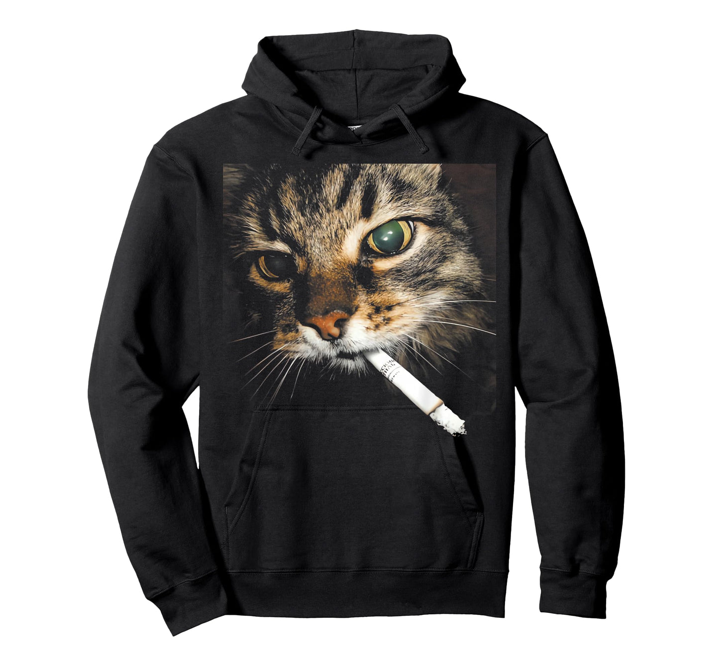 Funny Cat Smoking Christmas Xmas Humor Men Women Gifts T-Shirt