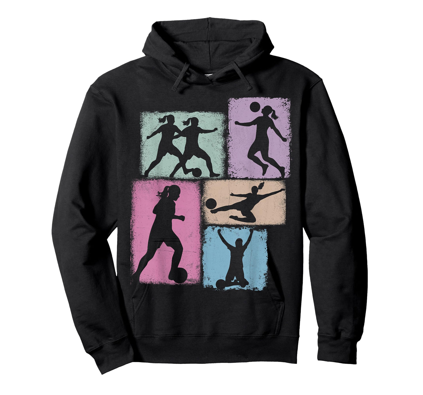 Soccer Player Collage Women Kids Coach Youth Girl T-Shirt