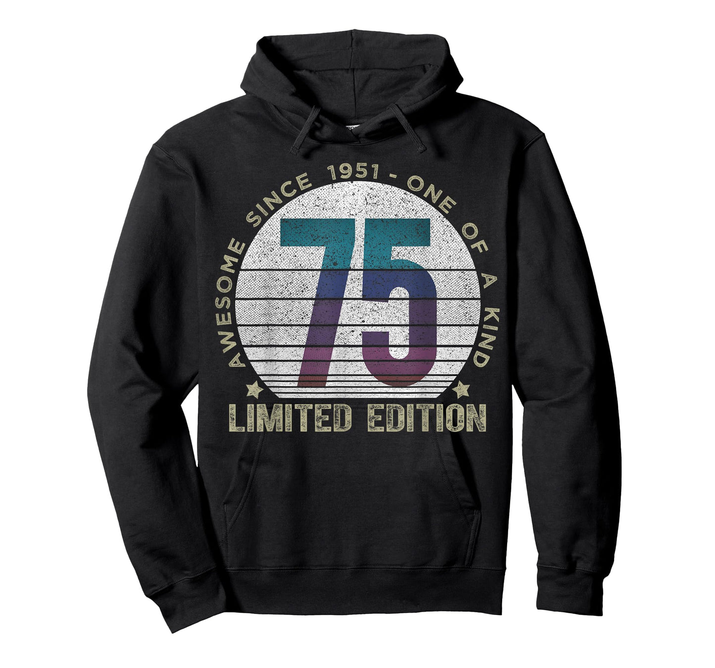 75 Year Old Gifts Vintage 1951 Limited Edition 75th Birthday T-Shirt