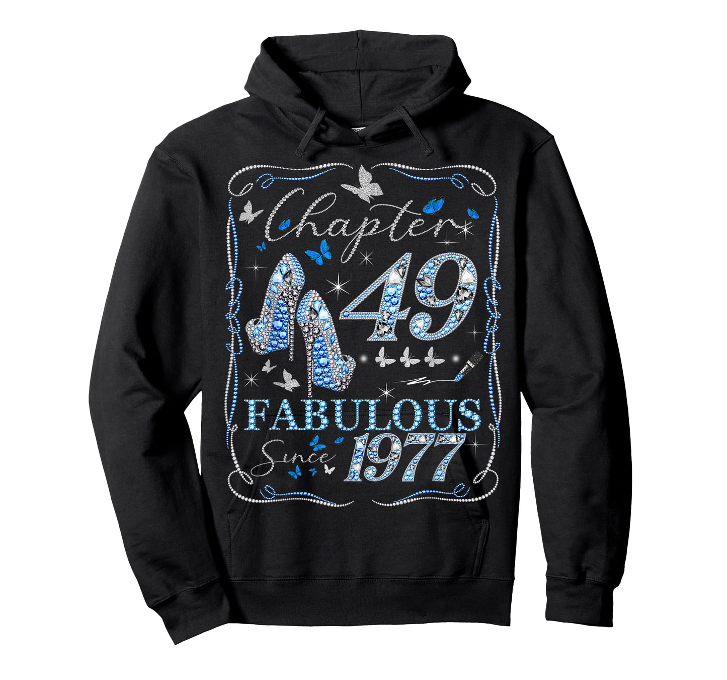 Women Chapter 49 Fabulous EST 1977 49th Birthday Queen T-Shirt