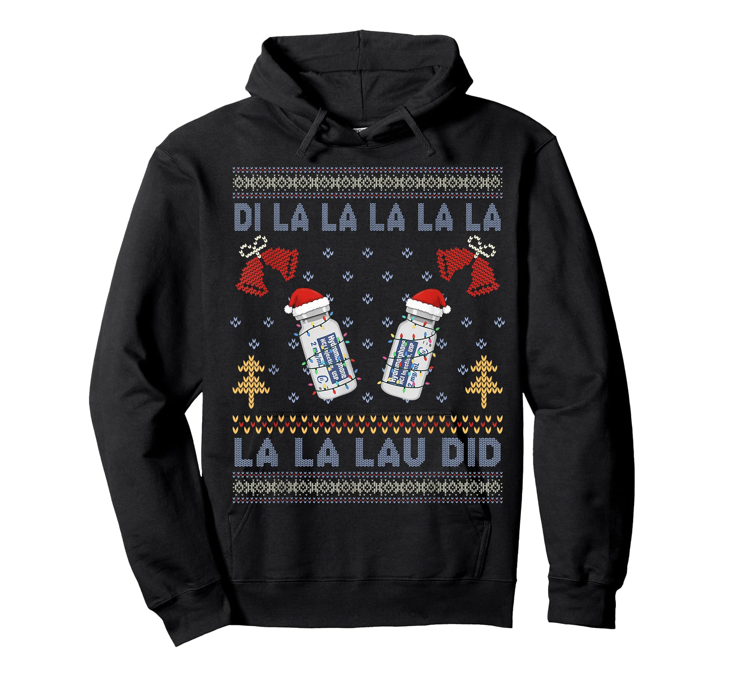Dilaudid Ugly Christmas, Nurse Winter, Emergency Department T-Shirt