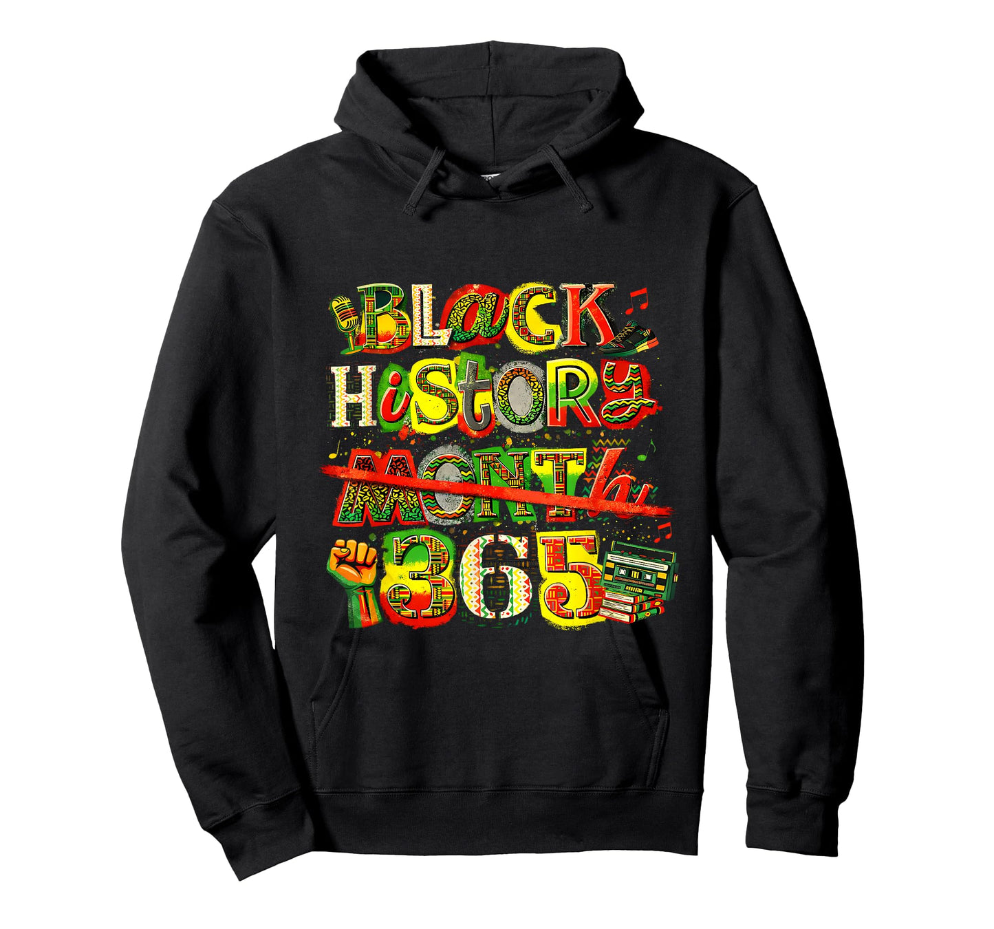 Black History Month 365 Retro Cultural Pride T-Shirt