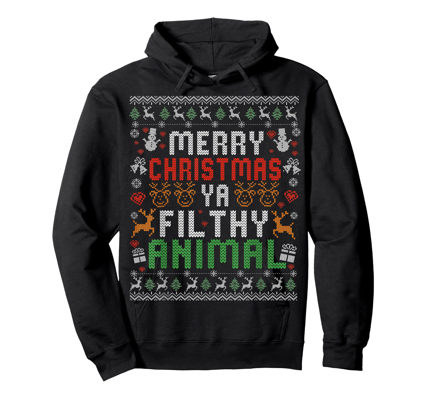 Merry Christmas Animal Filthy Ya Xmas Pajama Shirt Men Women T-Shirt