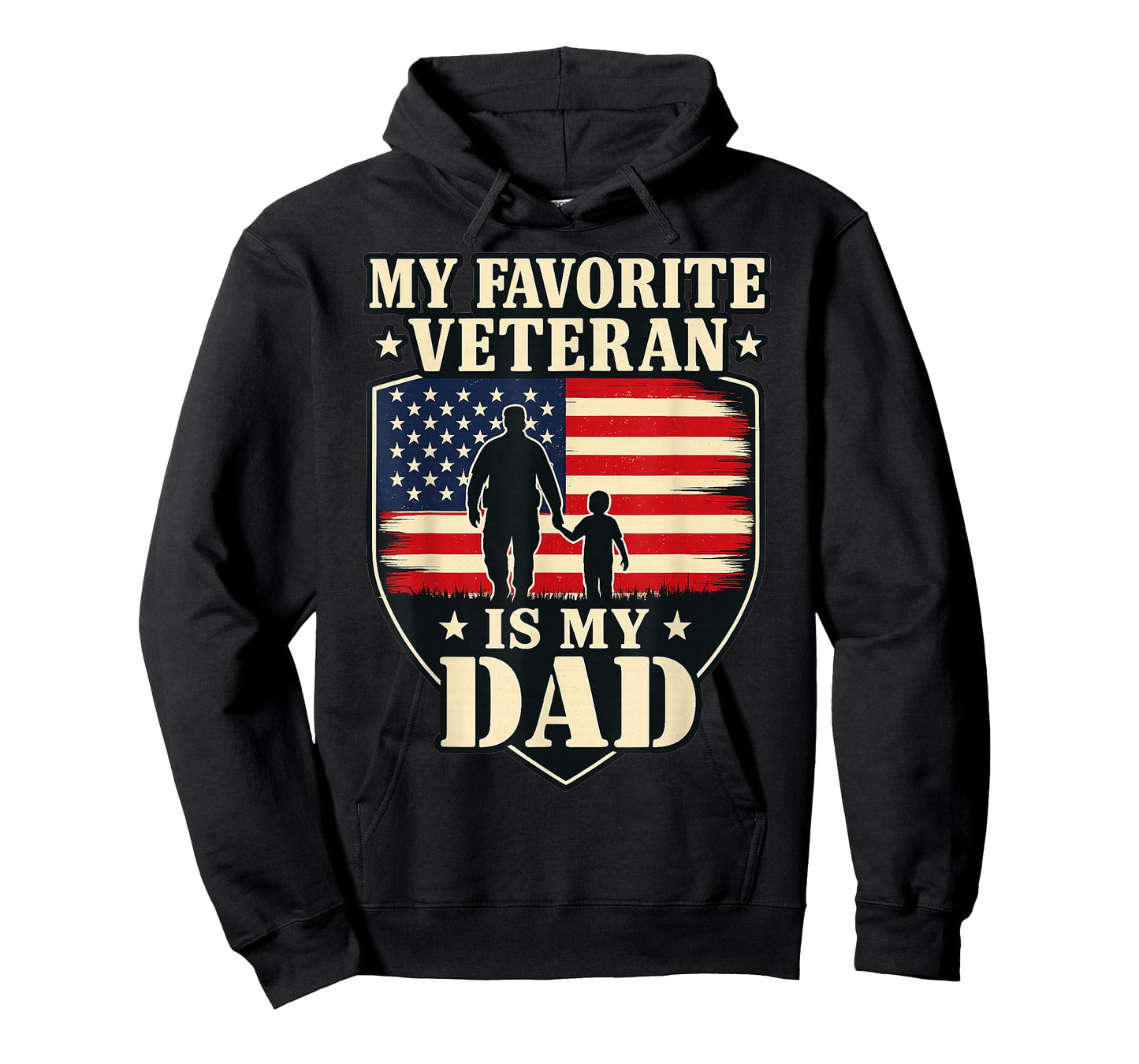 Veterans Day My Favorite Veteran is My Father Proud Kids T-Shirt