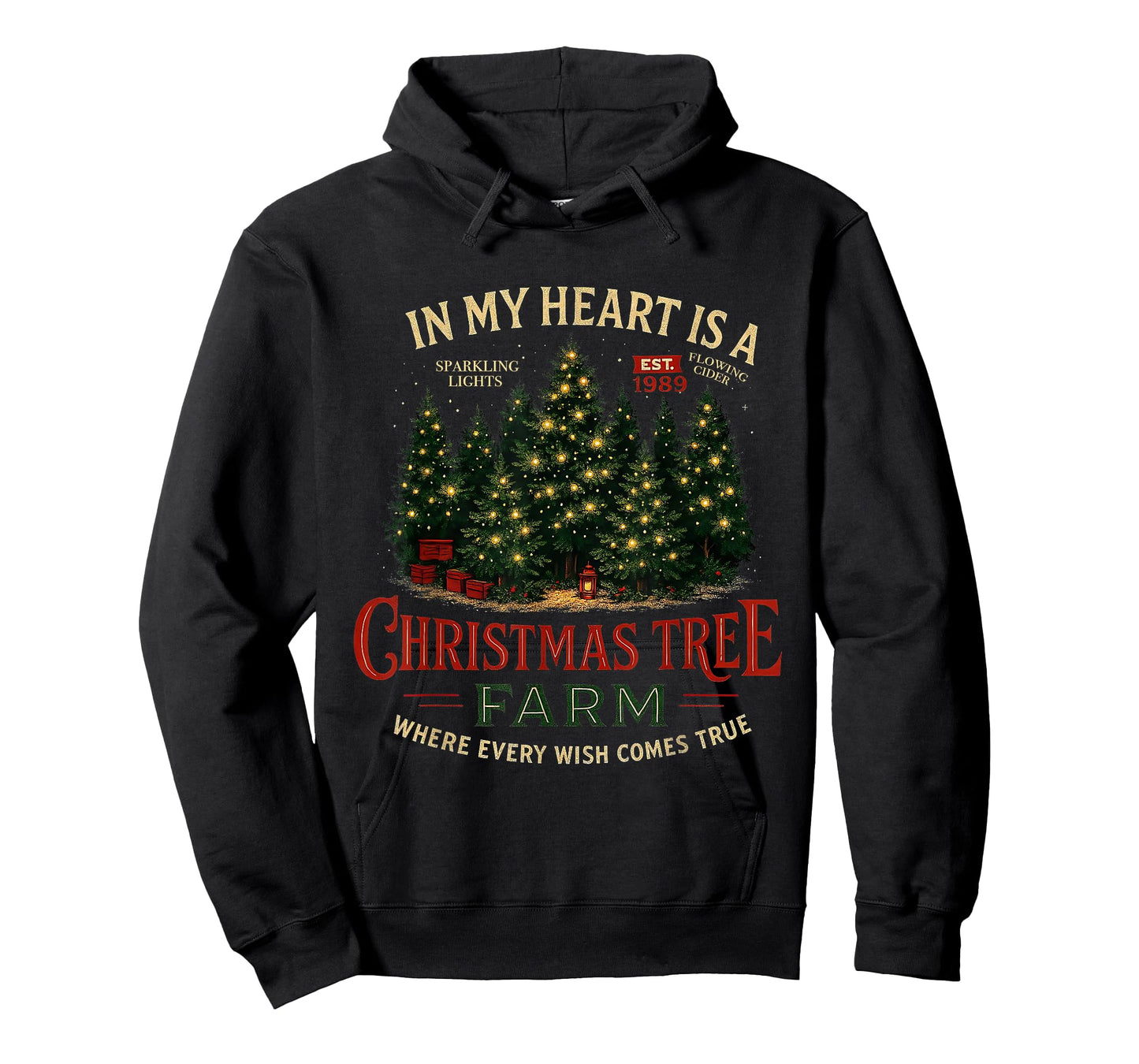 Christmas Tree Farm in My Heart Holiday Forest Gift T-Shirt
