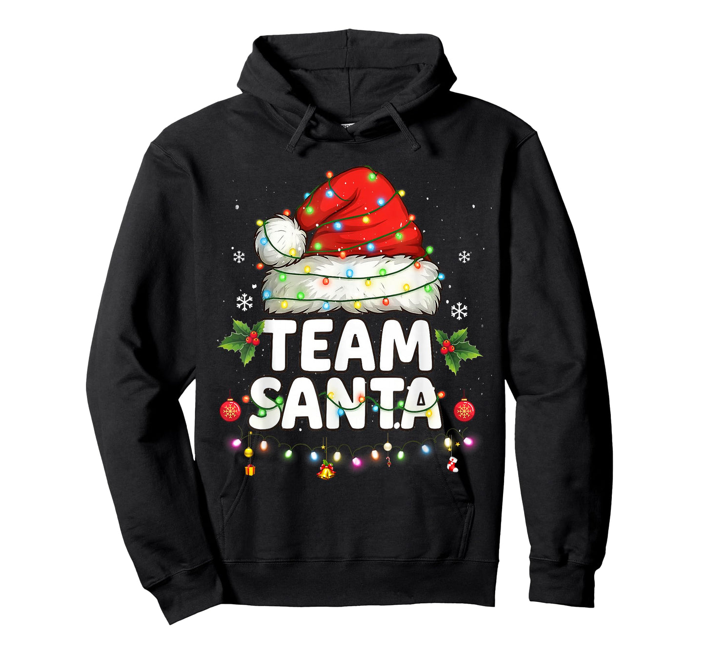Team Santa Shirt Adult Kids Christmas Santa Squad Costume T-Shirt