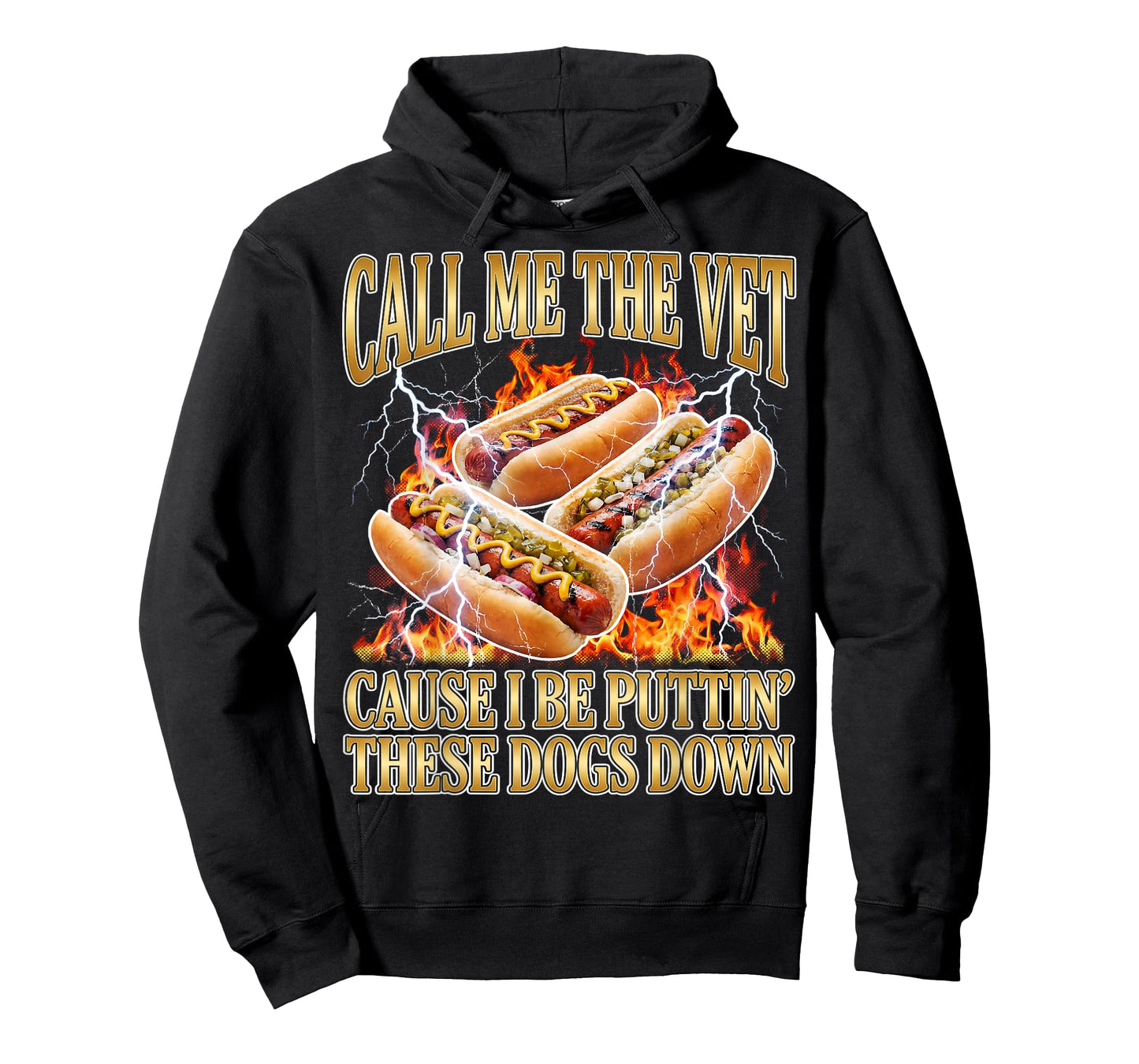 Hot Dog Call Me The Vet Puttin' Dogs Down Funny Glizzy Meme T-Shirt
