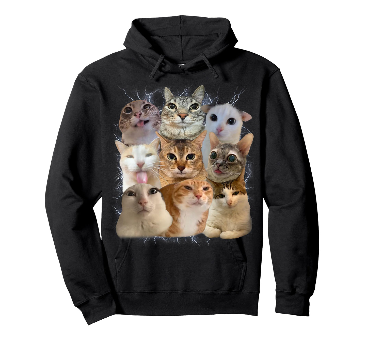 Famous Cats Meme Funny Cat Brainrot Meme Bootleg Gen Z Alpha T-Shirt