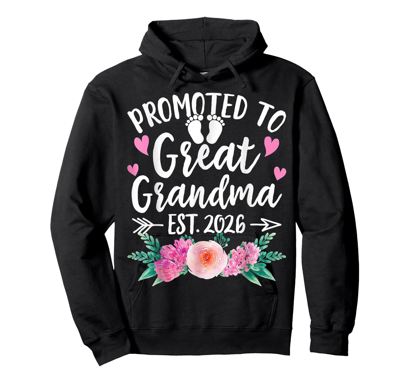Promoted to Great Grandma 2026 T-Shirt