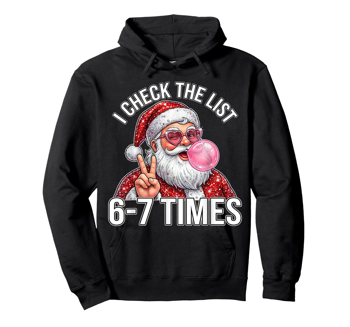 67 Six Seven Funny Christmas 6 7 Santa Meme Men Women Kid T-Shirt