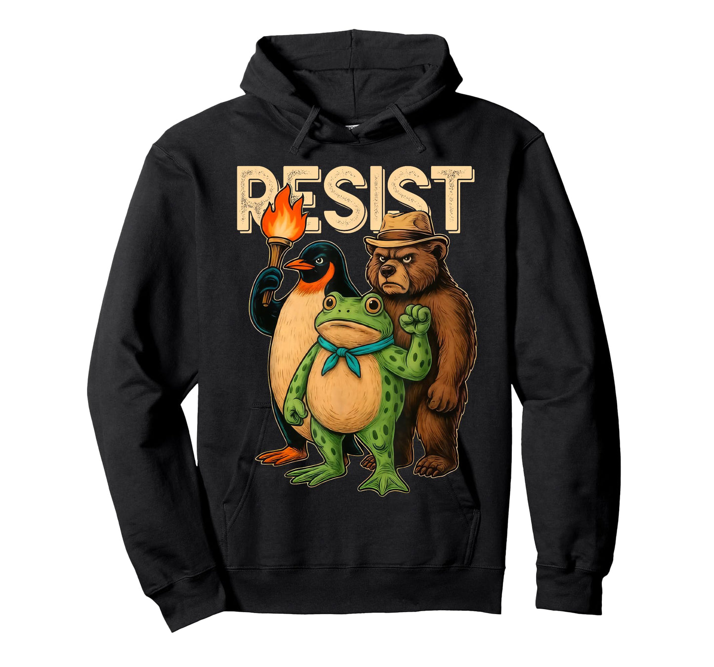 Resist Frog Portland Frog Protest for Men Women T-Shirt