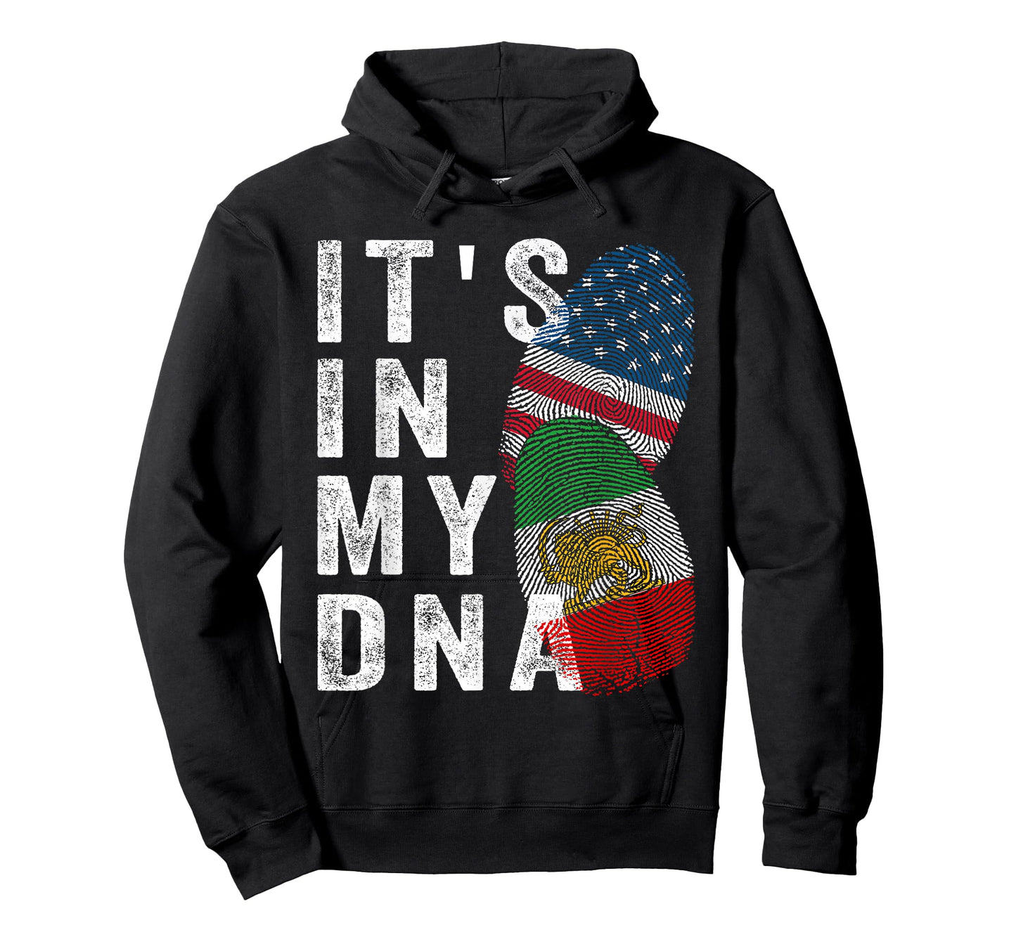 Iran Lion Sun Flag,Iran Flag,USA Flag,It's in My DNA T-Shirt