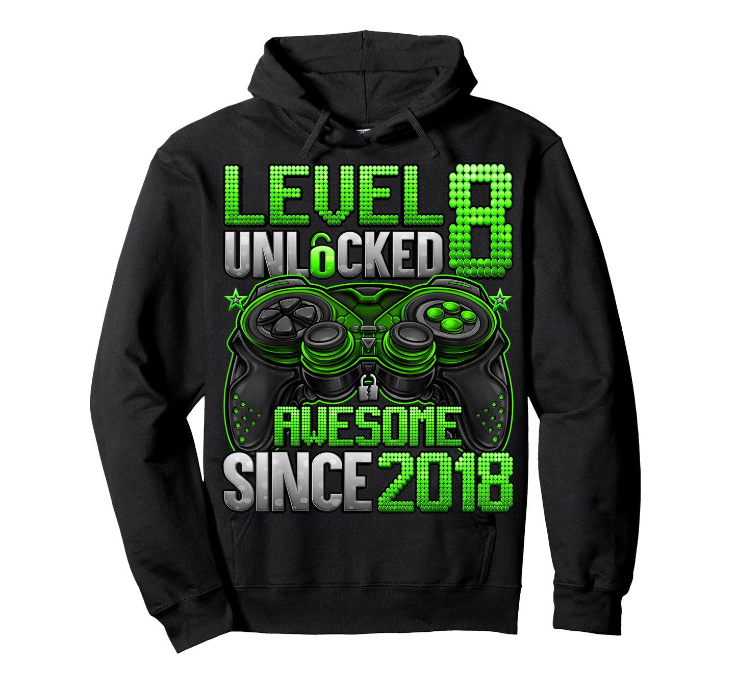 Level 8 Unlocked 8 Year Old Gifts for Boys 8th Birthday Boy T-Shirt