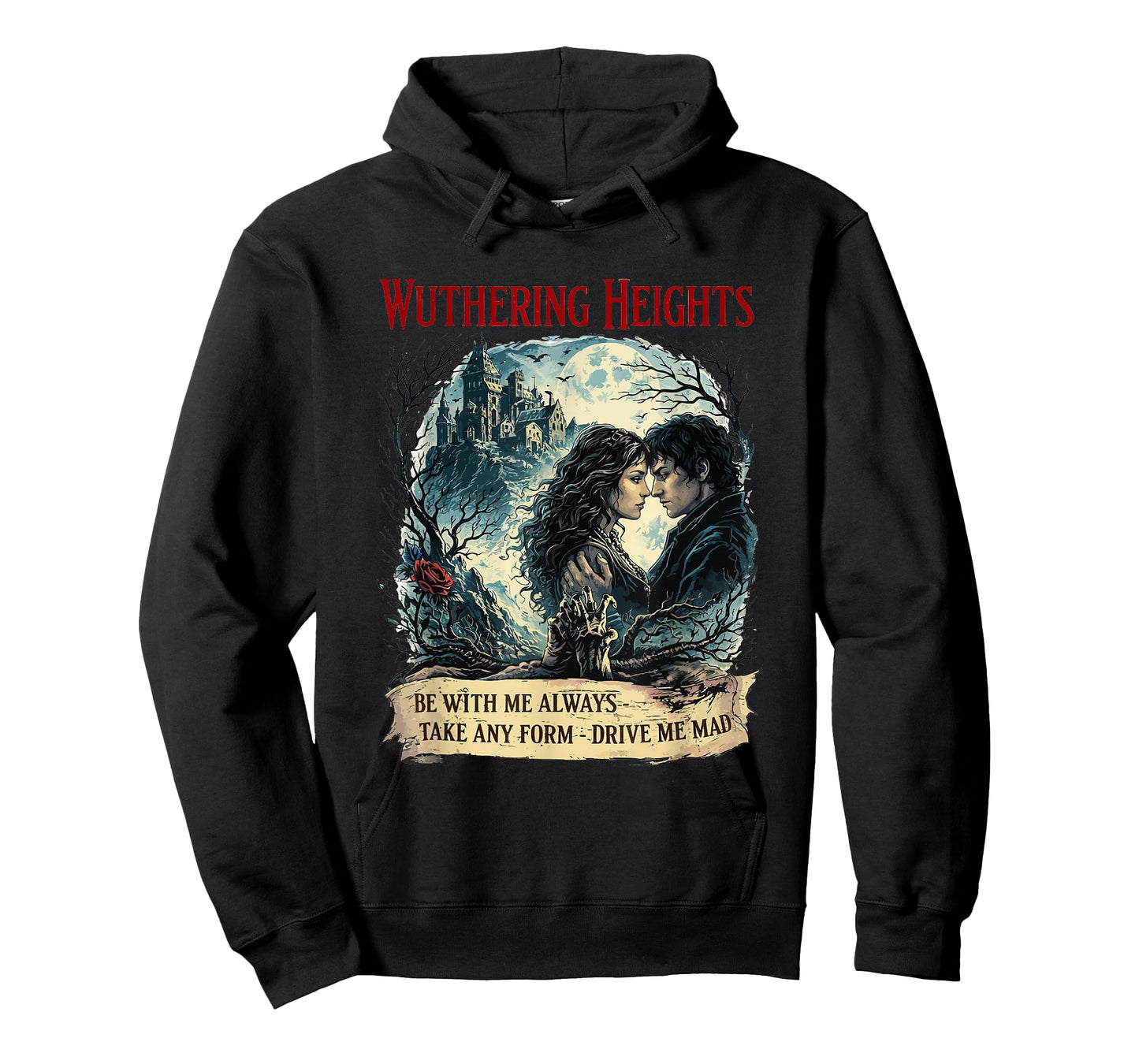 Wuthering Heights Gothic Book Lover Classic Literature T-Shirt