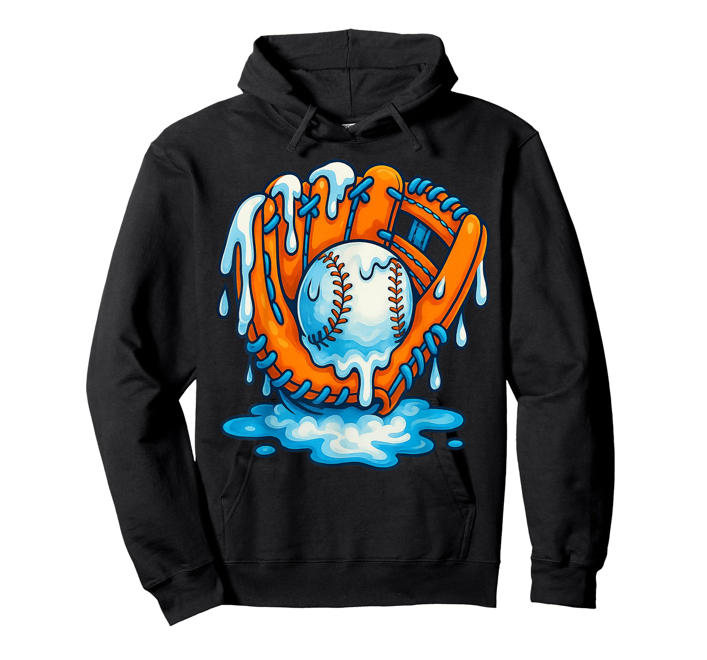 Baseball Drip Team for Boys and Girls Ice Cream Cool T-Shirt