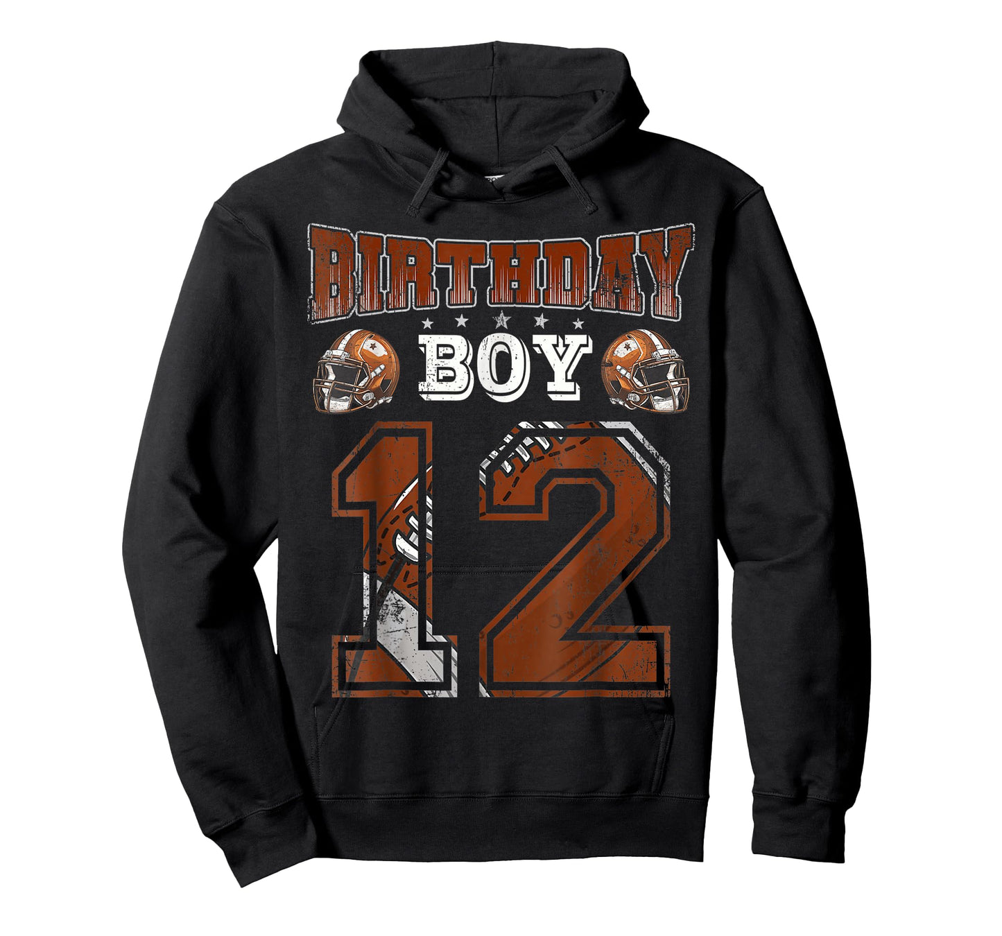 12th Birthday Boy Football Lover Theme 12 Years Old T-Shirt