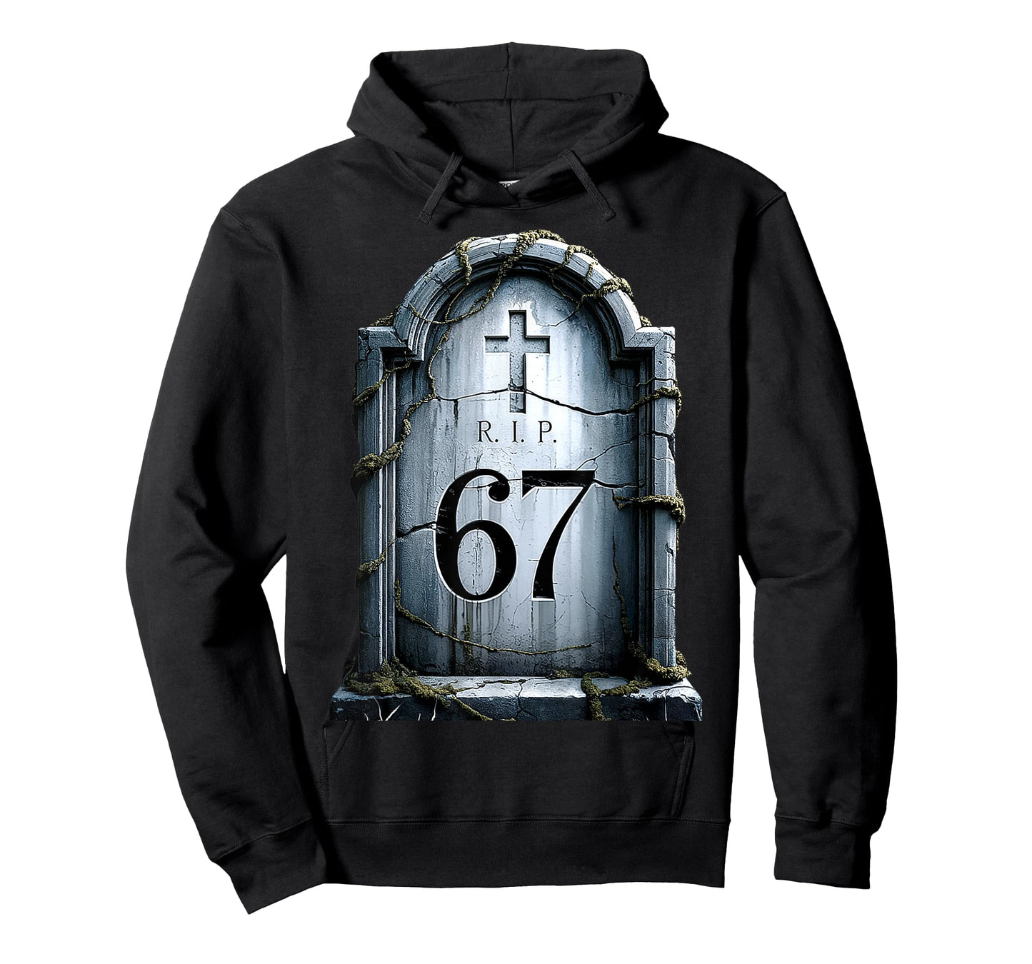 Six Seven Gravestone 67 RIP Tombstone Halloween T-Shirt