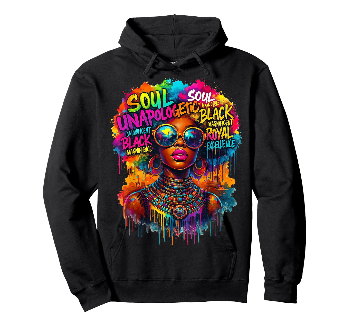 Black Queen African Map Unapologetically Dope Black History T-Shirt
