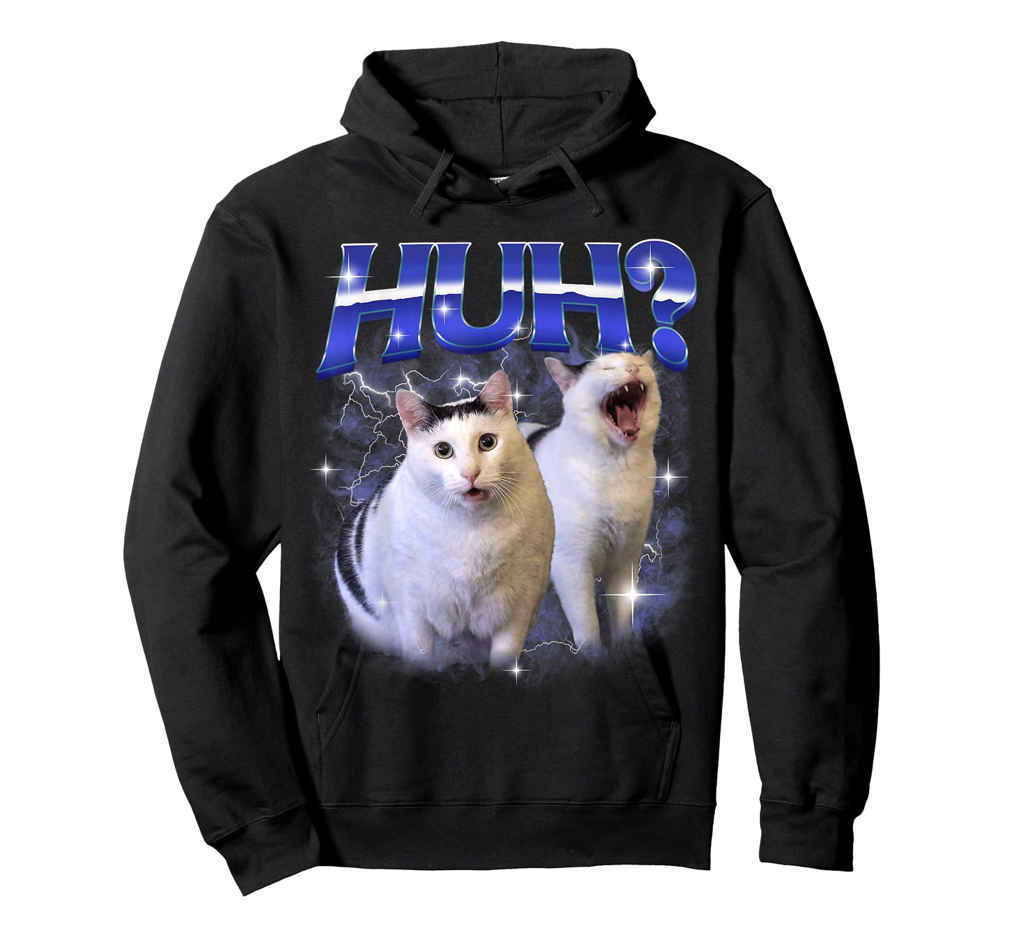 Huh Funny Dank Cat Meme Goofy Ahh Cats Silly Stupid Brainrot T-Shirt