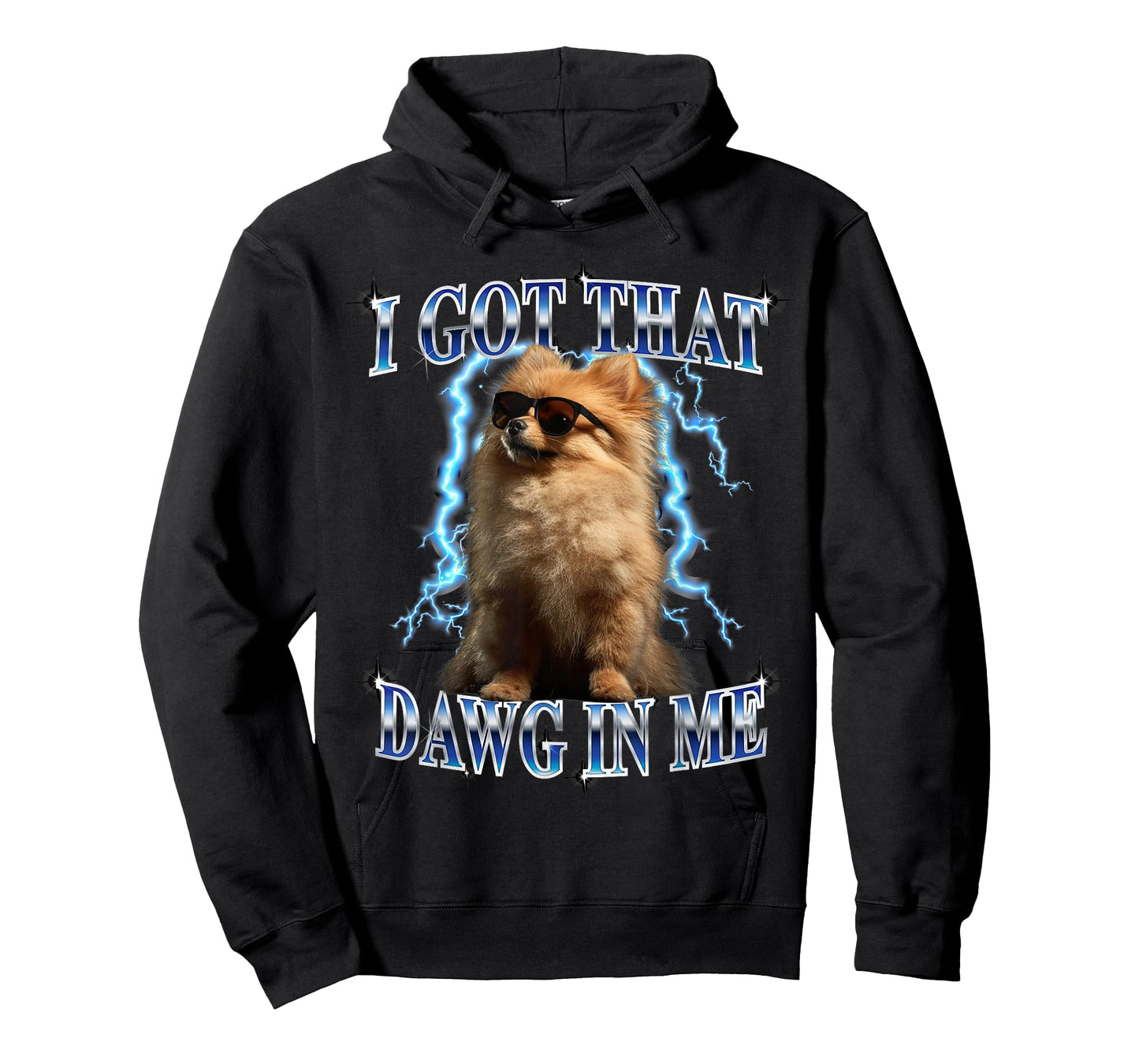 Mens Heavy Metal I Got That Dawg in Me Pomeranian Lover T-Shirt
