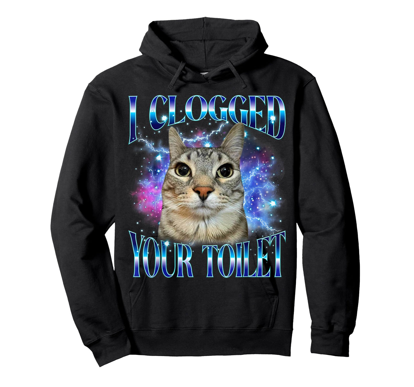 I Clogged Your Toilet Funny Cat Meme Stupid Brainrot T-Shirt