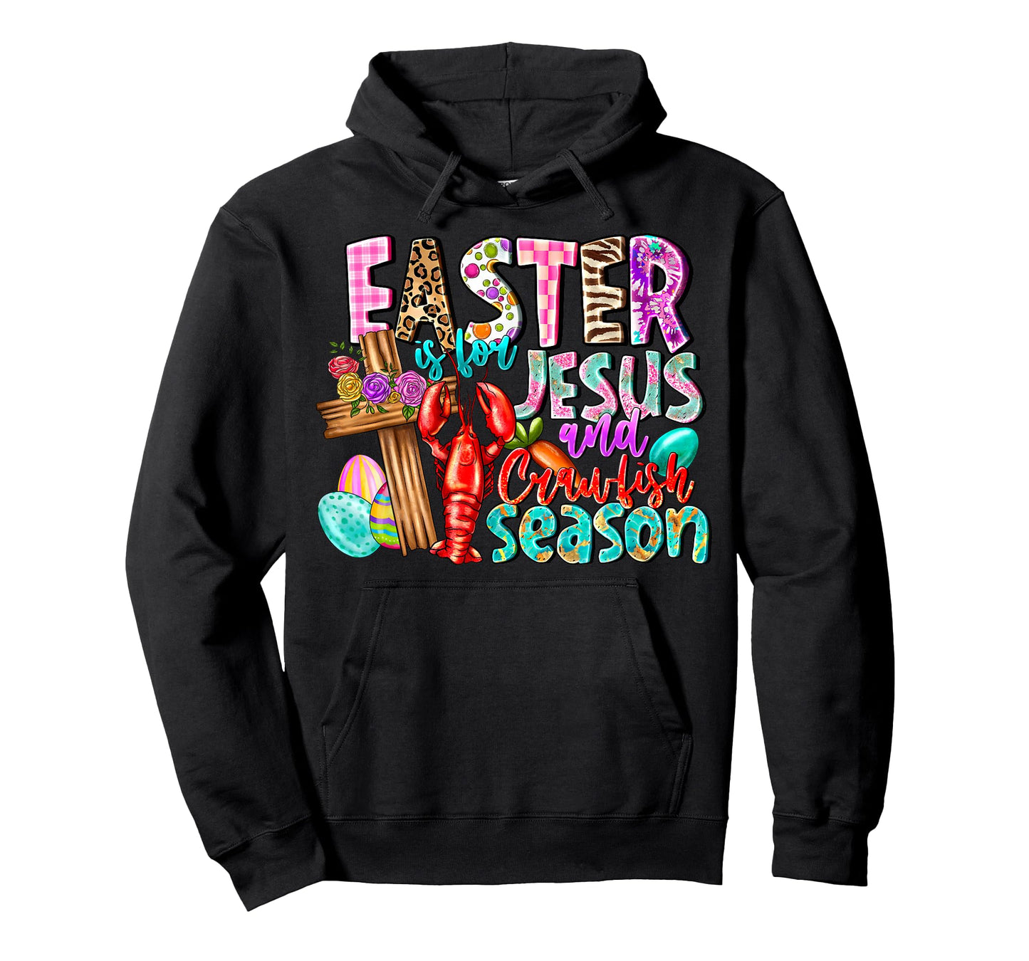 Easter is for Jesus and Crawfish Season Religious Christian T-Shirt