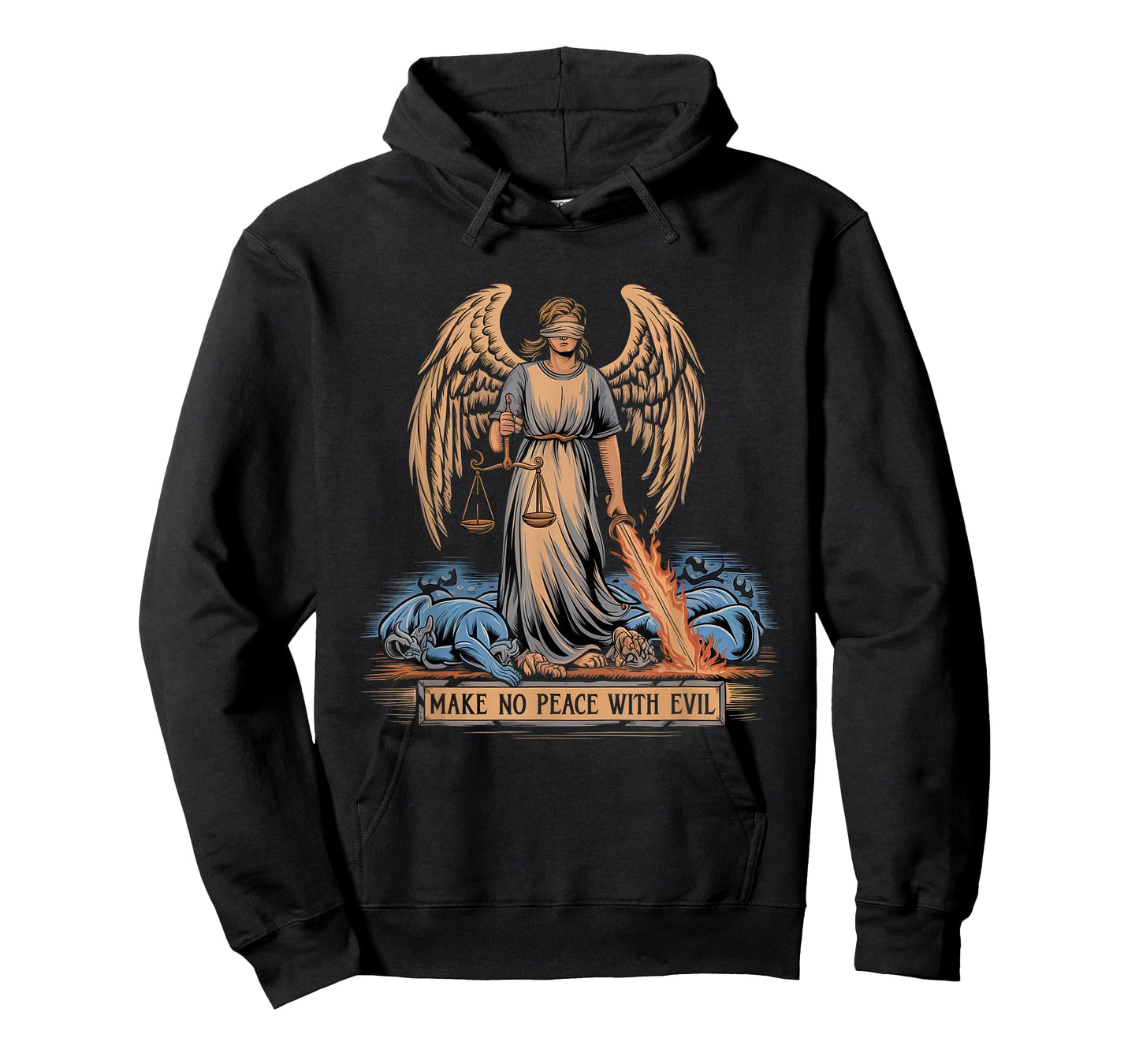Make No Peace with Evil Tshirt Archangel Michael Jesus God T-Shirt