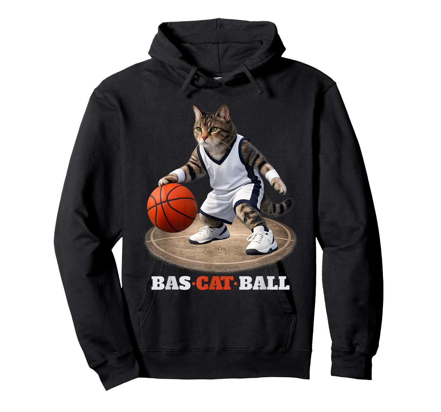 Cats Funny cat Kitten Playing Basketball Sports Hilarious T-Shirt