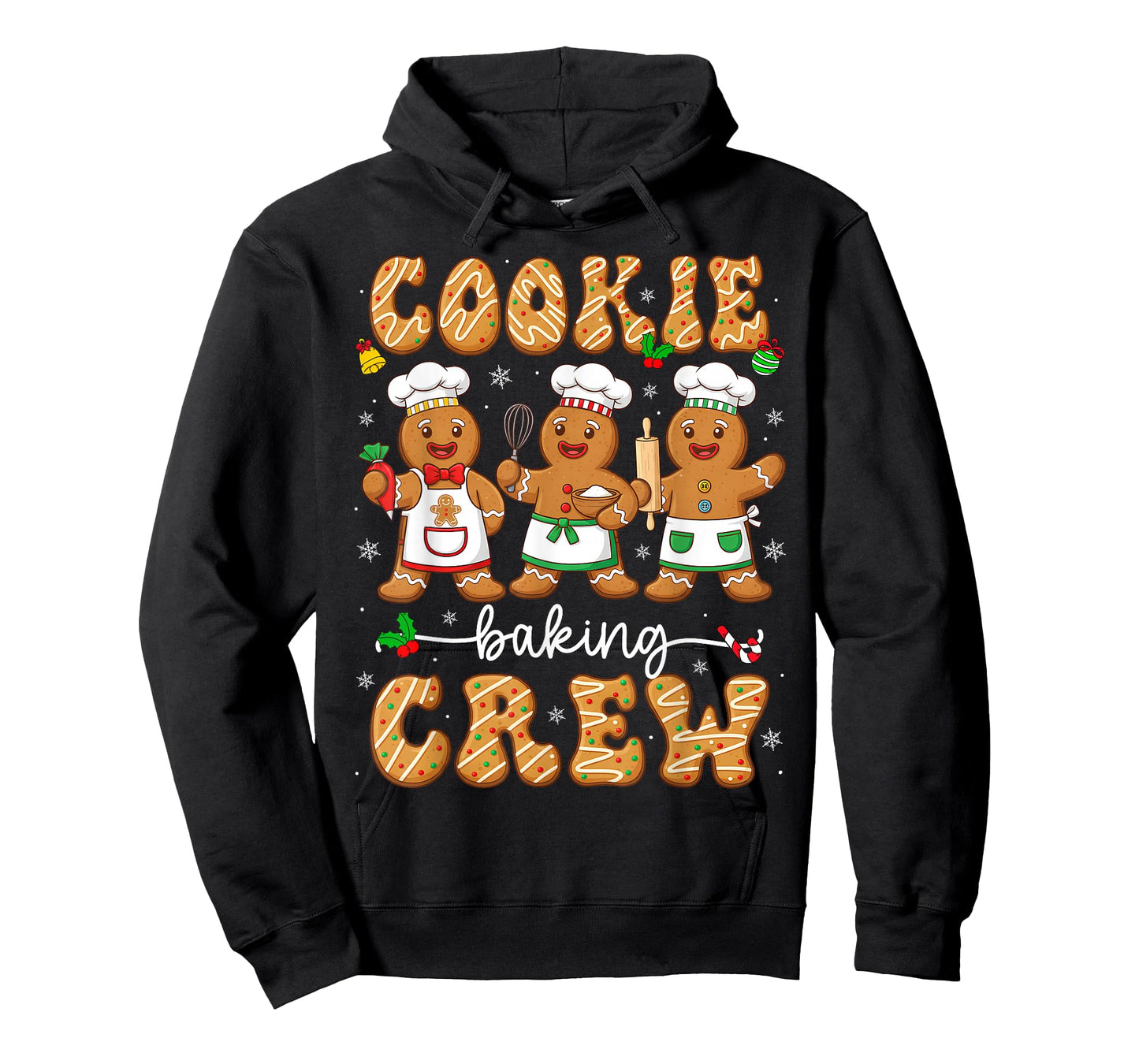 Family Baking Team Funny Cookie Christmas Cookie Baking Crew T-Shirt