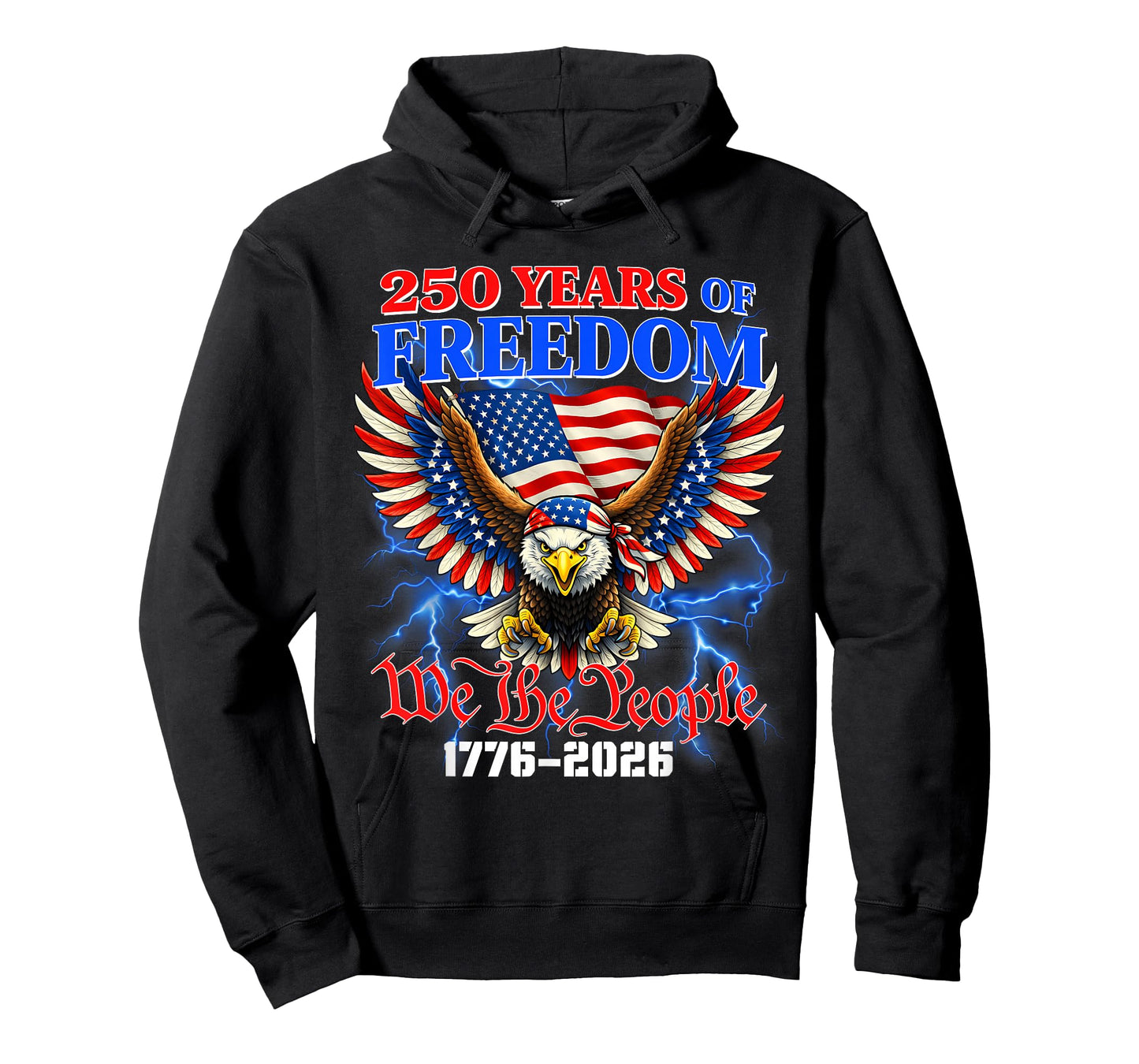 Flag Vintage 250 Years American 1776 2026 250th USA Birthday T-Shirt
