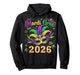 Mardi Gras Mask Parade 2026 New Orleans Men Women Kids T-Shirt