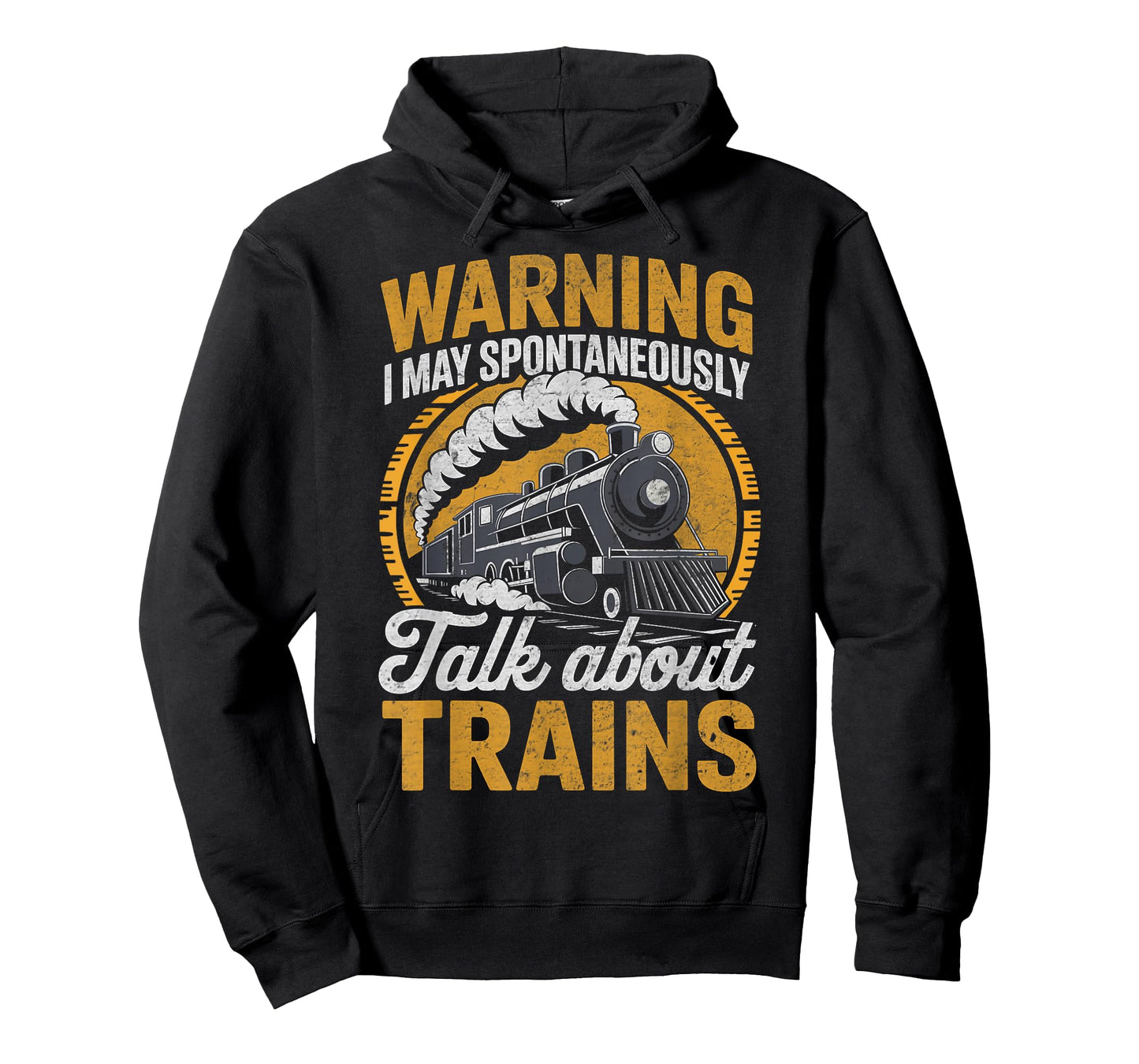 Warning I May Spontaneously Talk About Trains Train Lover T-Shirt