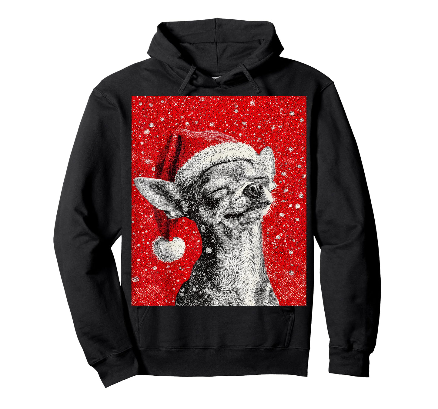Christmas Chihuahua Red T-Shirt