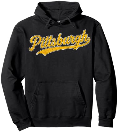 Retro Pittsburgh Throwback Classic Pittsburgh Hoodie - Hoodie | Black