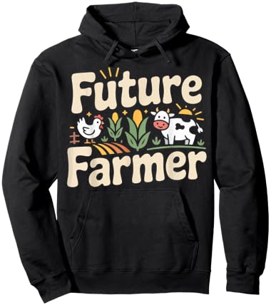 Farming Farmer Tractor Future Farmer Hoodie - Hoodie | Black