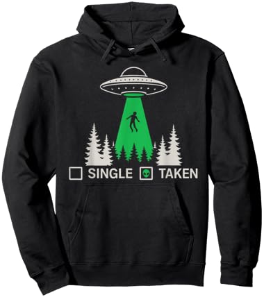 Funny Alien UFO Area 51 Single Taken Abducted Hoodie - Hoodie | Black