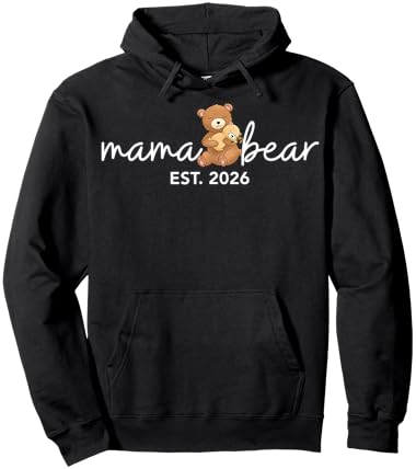 Mother's Day New Mom Baby Announcement Hoodie - Hoodie | Black
