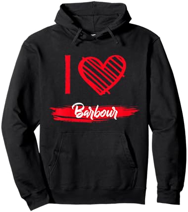 I Love Barbour County I Heart Barbour Hoodie - Hoodie | Black