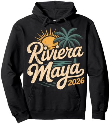Riviera Maya 2026 Mexico Souvenirs Family Vacation Hoodie - Hoodie | Black