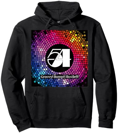 Studio 54_Disco_Groovy_015_Back Printed Hoodie - Hoodie | Black