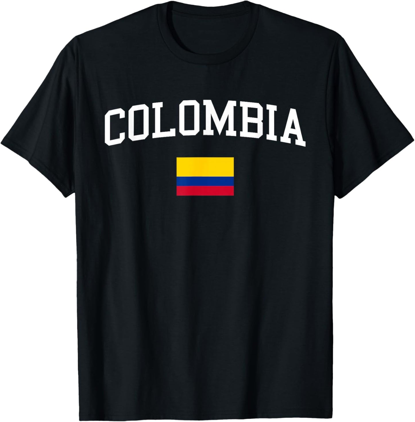 Colombian Flag Men Women Kids Colombia T-Shirt - T-Shirt | Black