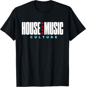 House Music Culture - EDM DJ T-Shirt - T-Shirt | Black