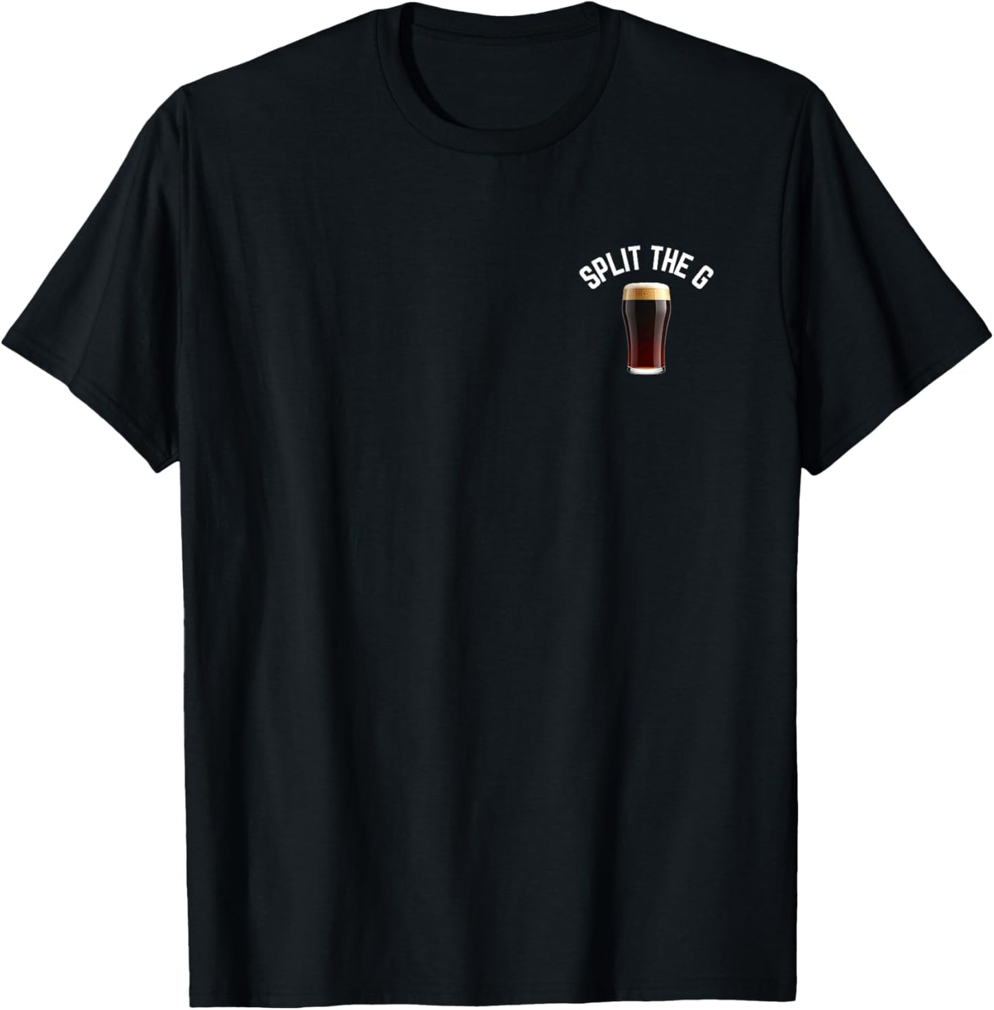 Split The G St. Patrick's Day Funny Irish Drinking Party T-Shirt - T-Shirt | Black