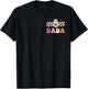 Dada Ghost Boo One Spooky Dad First Halloween Birthday Boy T-Shirt - T-Shirt | Black