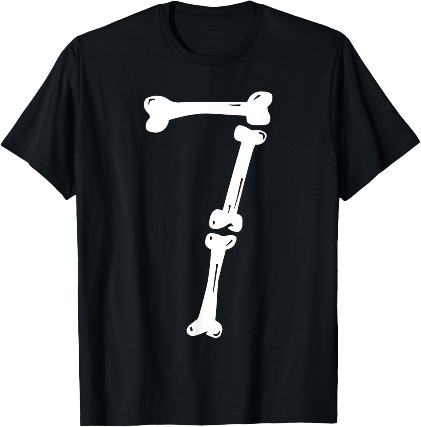 No 7 Couple Costume Duo 67 Six Seven Meme Funny 6 7 Skeleton T-Shirt - T-Shirt | Black