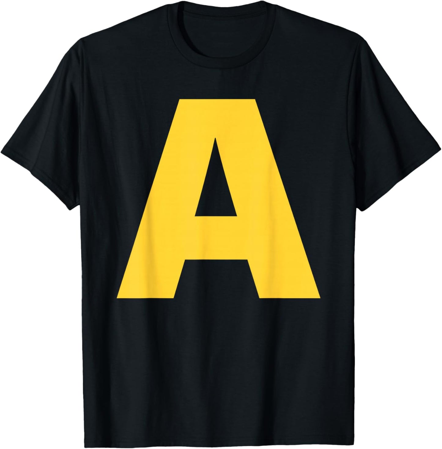 Halloween Letter A Alphabet Matching Costume Men Women Kids T-Shirt - T-Shirt | Black