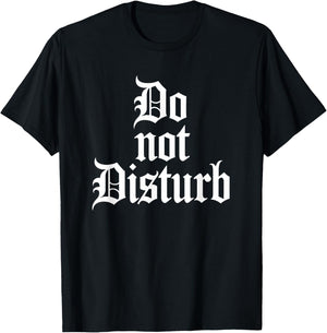 Do Not Disturb Sloth Anti Social Introvert Do Not Disturb T-Shirt - T-Shirt | Black