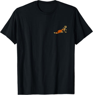Cute Monkey Punch (2 Side) T-Shirt - T-Shirt | Black