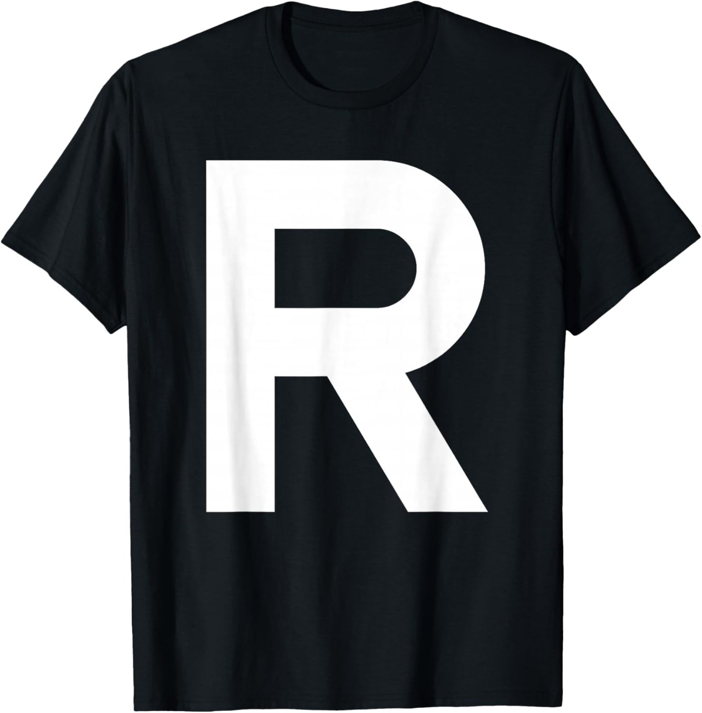Letter R Group Matching Lazy Halloween Costume T-Shirt - T-Shirt | Black