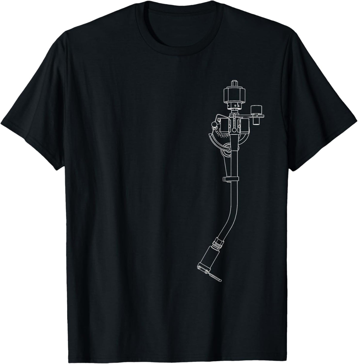 DJ Turntable - Technics 1200 T-Shirt - T-Shirt | Black